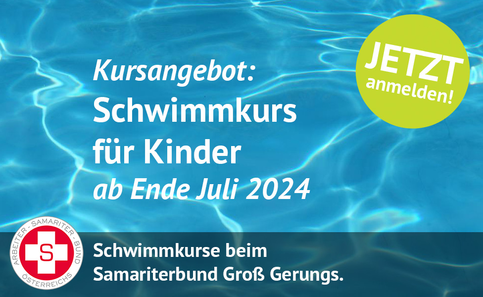Ankündigung: Schwimmkurs für Kinder ab Ende Juli 2024